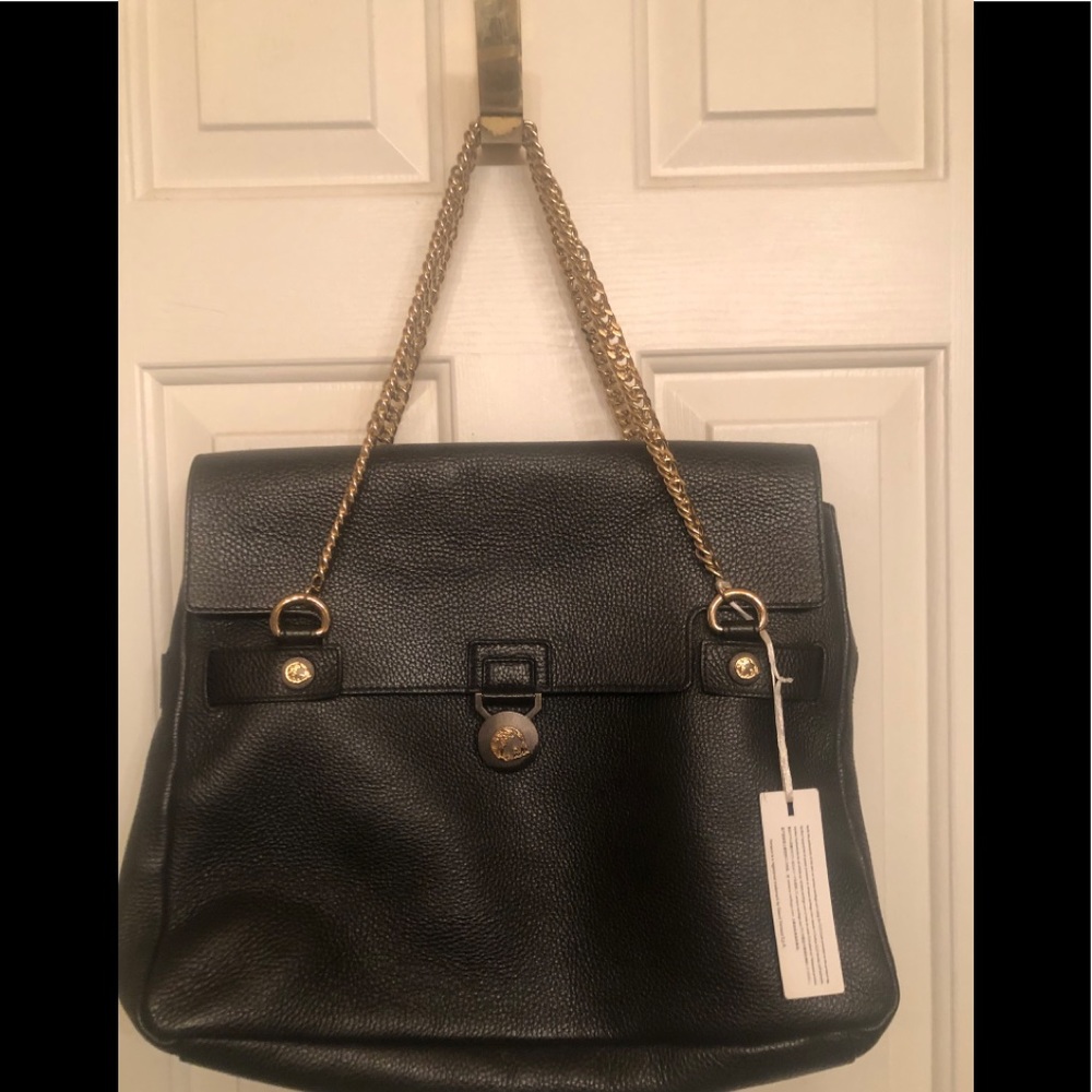 Large Versace leather purse Beautiful